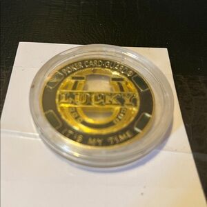 😄Lucky Horseshoe Coin In Protective Case